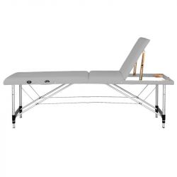 Skládací masážní stůl KOMFORT 3 - šedý