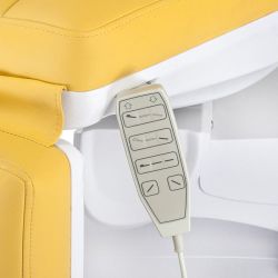Elektrické křeslo kosmetické BR-6672 žluté