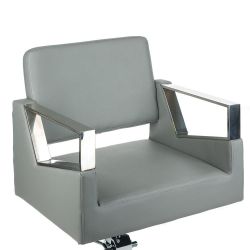 Kadeřnická židle Arturo BR-3936A - světle šedá