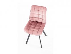 Kosmetická židle ORLEN VELUR - růžová