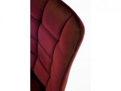 Kosmetická židle ORLEN VELUR - vínová