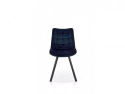    Židle ORLEN VELUR - tmavě modrá